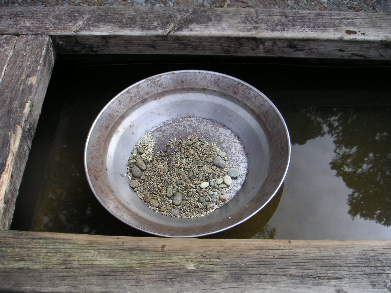 Gold waschen in der Nähe