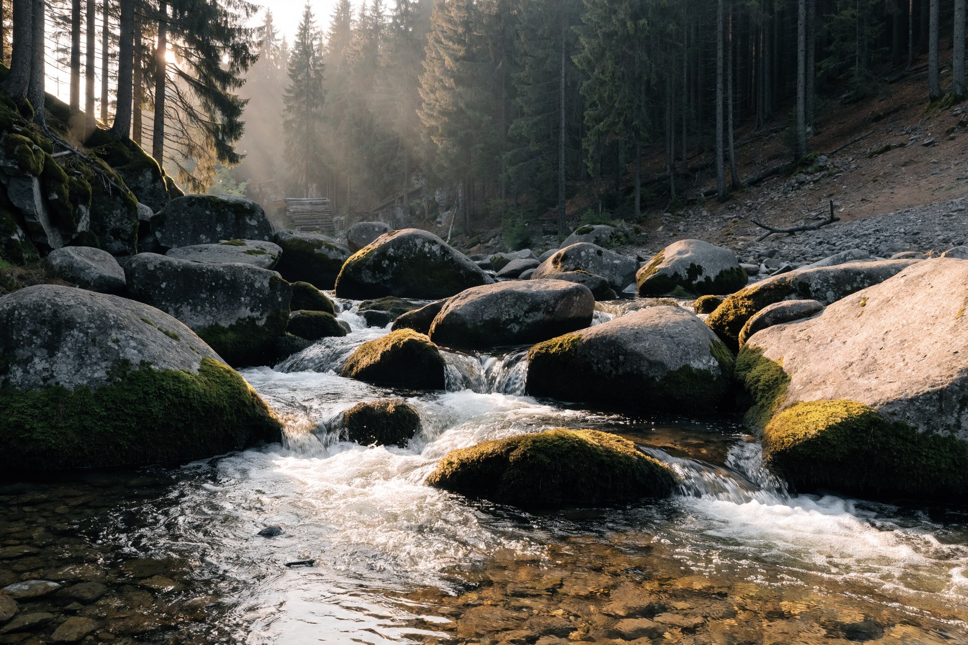 Der Harz: Bachlauf und Bergwald, Gold- und Bergbaugebiet